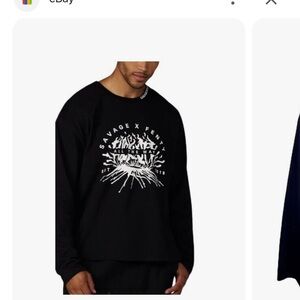 Savage X Fenty long sleeve black t shirted size M. BN no tags.